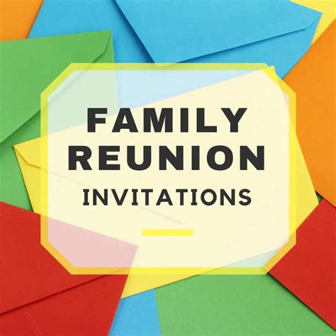 Family Reunion Invitations