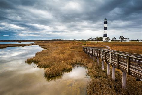 Outer Banks North Carolina Bodie Island Lighthouse Landscape Nc ...