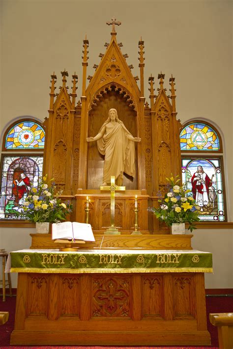 full altar with windows | Trinity Evangelical Lutheran Church Edmonton