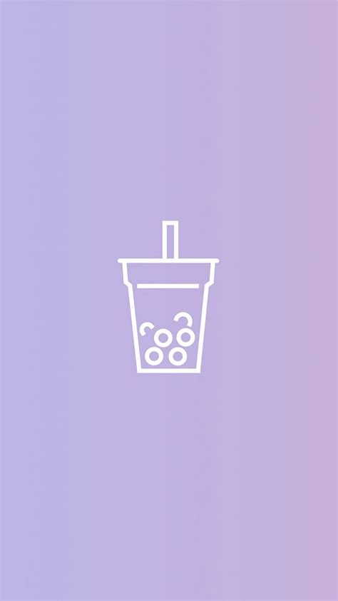 Cute Purple Bubble Tea, Cute Boba, HD phone wallpaper | Peakpx