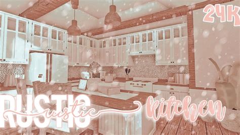 Aesthetic Bloxburg Blush Kitchen Ideas