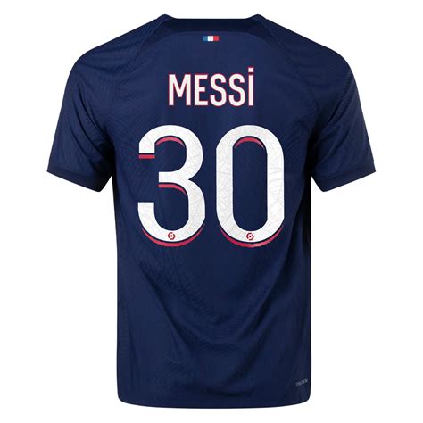 Lionel Messi Paris Saint-Germain (PSG) 23/24 Authentic Home Jersey by ...