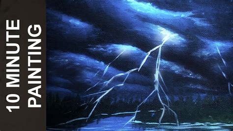 How To Paint Lightning With Acrylics Acrylic Painting Lightning - bandarxo