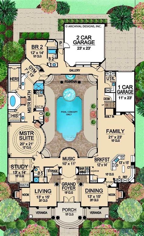 Lochinvar House Plan | Luxury floor plans, Mansion floor plan, House ...