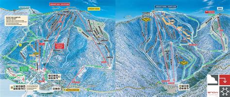 Mont Tremblant Piste Map / Trail Map (high res.) | Ski destination ...