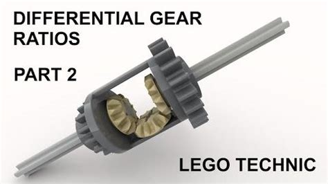 Lego Technic video about How to use a Lego Technic differential for ...