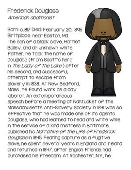 Black History Month Mini Biographies by Mrs B Kindergarten | TpT