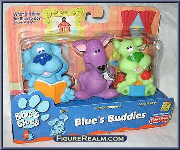 Blue / Purple Kangaroo / Green Puppy - Blue's Clues - Blue's Buddies ...