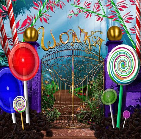 Willy Wonka Chocolate Factory Photo Booth, Birthday Party Decor, Photo ...