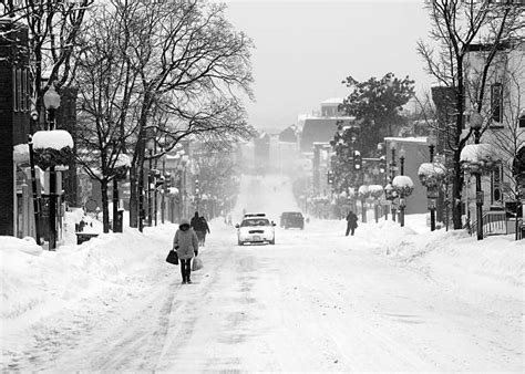 Washington Dc Winter Georgetown Washington Dc Snow Stock Photos ...