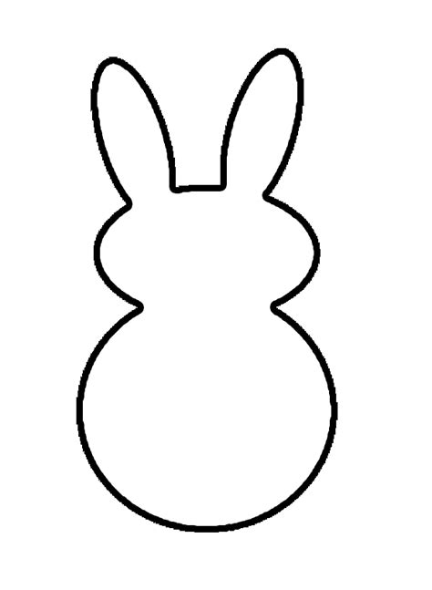 Free Rabbit Outline, Download Free Rabbit Outline png images, Free ...