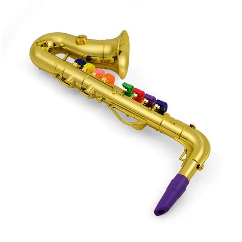 Saxofón para niños instrumentos musicales de viento, saxofón de oro ...