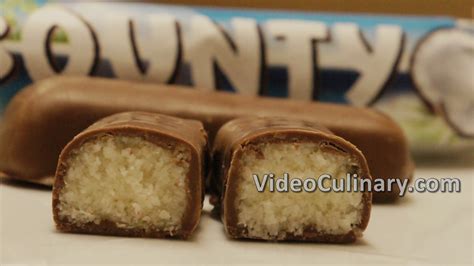 Bounty Chocolate Bars Recipe - Homemade Candy