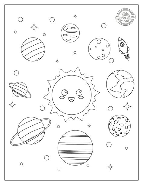 Free Printable Planets Coloring Pages For Kids | Kids Activities Blog