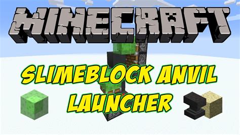 Minecraft slime block launcher - drobeast