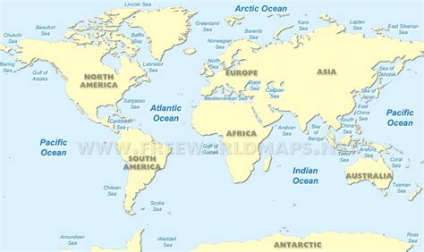 World Ocean Maps | Oceans of the world, Sea and ocean, Arctic ocean