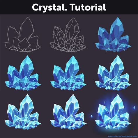 Crystal. Tutorial by Anastasia-berry on DeviantArt | Digital art ...