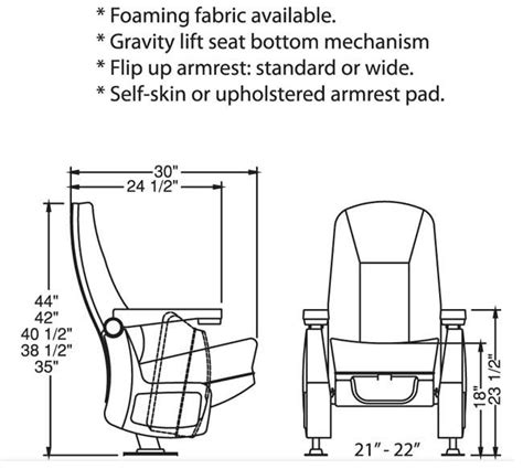 theatre seating dimensions | Cinema design, Theater seating, Cinema chairs