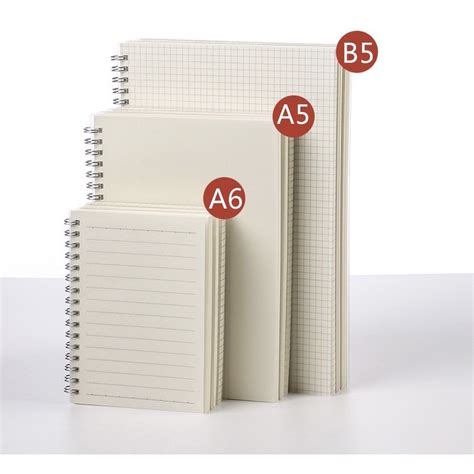 Spiral Styled Notebook lined/grid/dotted A6,A5&B5 | Shopee Philippines