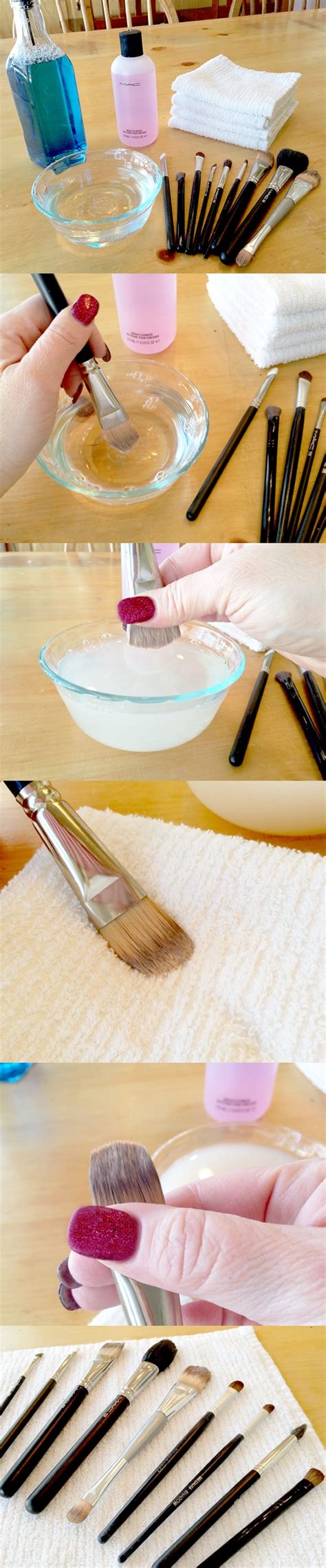 Cleaning Makeup Brushes - DIY - AllDayChic