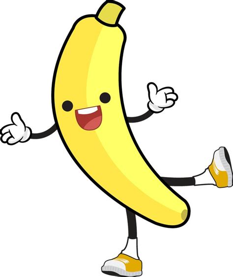 Cartoon banana, Banana art, Clip art