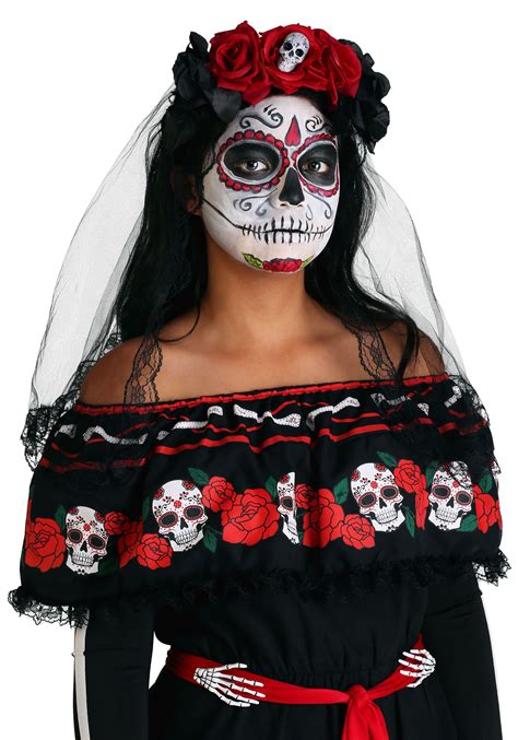 Day of the Dead Women's Veil