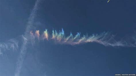 Upside-down rainbows spotted in southern England - BBC Weather