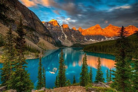 HD wallpaper: moraine lake 4k high quality hd, water, scenics - nature ...