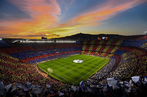 HD wallpaper: FC Barcelona, Spain, stadium, Camp Nou, soccer, Soccer ...