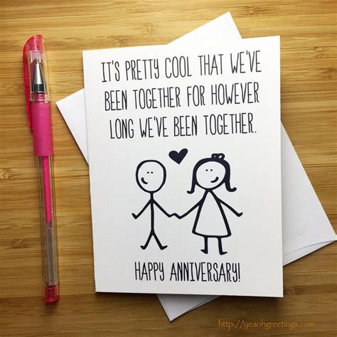 Funny Anniversary Card, Happy Anniversary, Anniversary Card for Him ...