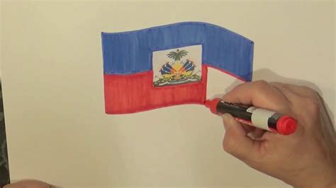 Learn geography How to draw a flag Haiti - YouTube