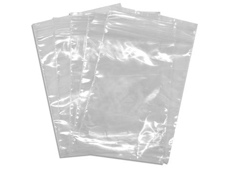 Sachets à zip, 85 x 105 mm, Plastique transparent, boîte de 100 ...