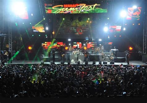 Reggae Sumfest, the largest music festival in Jamaica, takes place over ...