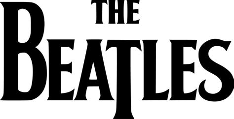 THE BEATLES 50s 60s logo decal sticker BIG 5 1/2" WIDE MUSIC VINLY ...