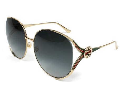 Gucci Sunglasses GG-0225-S 001 Gold - Visionet