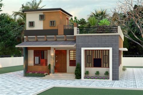 Single Floor House Front Design Village | Floor Roma