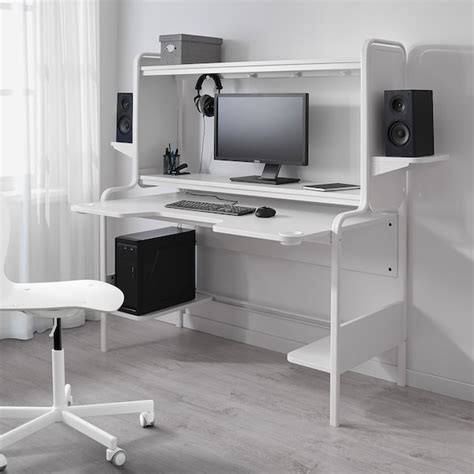 UTESPELARE MATCHSPEL Gaming Desk, Chair And Drawer Unit, Light Grey ...