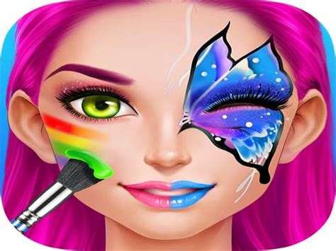 Play Face Paint Costume Party Girls Salon Online Games for Free at Gimori