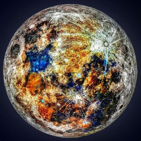 Photographer Uses 150K Moon Photos to Reveal Its Hidden Colors | 사진, 우주 ...