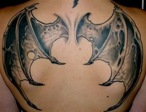 Gothic Tattoos With Wing Designs | TatRing