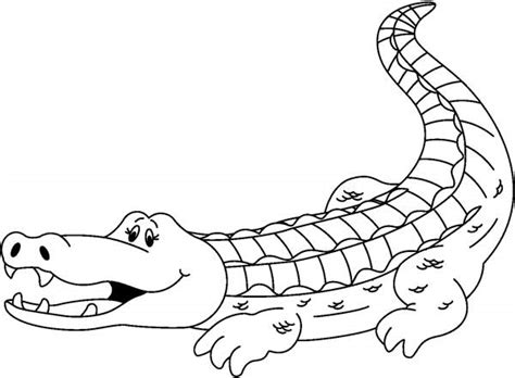 Free Black And White Alligator Clipart, Download Free Black And White ...