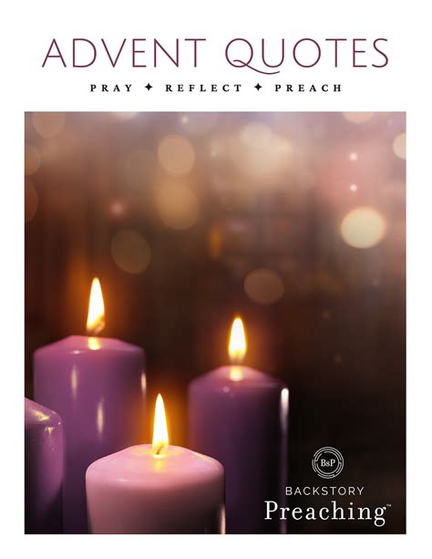 Advent Sermon Inspiration: Quotes and Reflections — Backstory Preaching