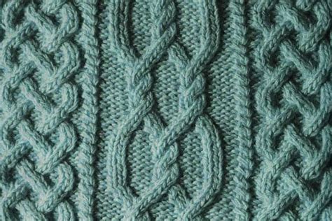 Aran Cable Knitting Stitch - Knitting Kingdom