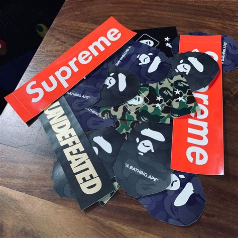 BAPE STICKERS, Men's Fashion, Accessories, Others on Carousell