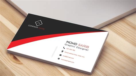 How to Design Business Card In Photoshop | Business Card Design Ideas ...