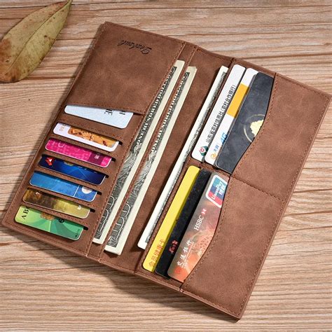 Slim Leather Wallet Men Ultra Thin Wallet Clutch Soft Leather Wallets ...