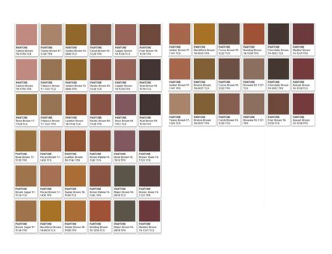 Browns | Brown pantone, Pantone colour palettes, Pantone palette