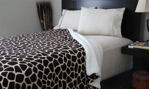 Animal-Print Fleece Blankets | Groupon Goods