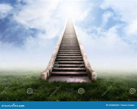 Staircase to heaven stock photo. Image of motivation - 23368528