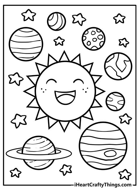 Coloring Pages Stars And Planets